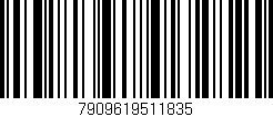 Código de barras (EAN, GTIN, SKU, ISBN): '7909619511835'