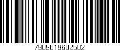 Código de barras (EAN, GTIN, SKU, ISBN): '7909619602502'
