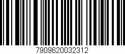 Código de barras (EAN, GTIN, SKU, ISBN): '7909620032312'