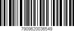 Código de barras (EAN, GTIN, SKU, ISBN): '7909620036549'