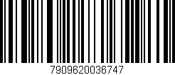 Código de barras (EAN, GTIN, SKU, ISBN): '7909620036747'