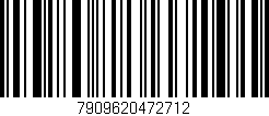 Código de barras (EAN, GTIN, SKU, ISBN): '7909620472712'