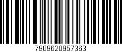 Código de barras (EAN, GTIN, SKU, ISBN): '7909620957363'