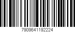 Código de barras (EAN, GTIN, SKU, ISBN): '7909641192224'