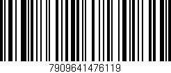Código de barras (EAN, GTIN, SKU, ISBN): '7909641476119'