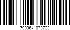 Código de barras (EAN, GTIN, SKU, ISBN): '7909641870733'