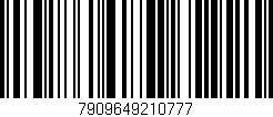 Código de barras (EAN, GTIN, SKU, ISBN): '7909649210777'