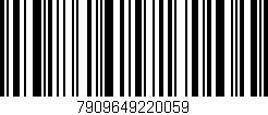 Código de barras (EAN, GTIN, SKU, ISBN): '7909649220059'