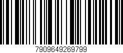 Código de barras (EAN, GTIN, SKU, ISBN): '7909649269799'