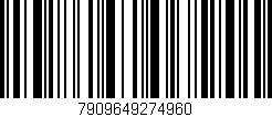 Código de barras (EAN, GTIN, SKU, ISBN): '7909649274960'