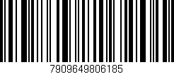 Código de barras (EAN, GTIN, SKU, ISBN): '7909649806185'