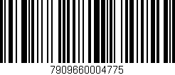 Código de barras (EAN, GTIN, SKU, ISBN): '7909660004775'