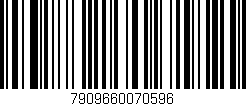 Código de barras (EAN, GTIN, SKU, ISBN): '7909660070596'