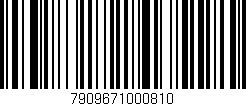 Código de barras (EAN, GTIN, SKU, ISBN): '7909671000810'