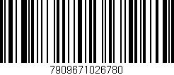 Código de barras (EAN, GTIN, SKU, ISBN): '7909671026780'