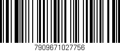 Código de barras (EAN, GTIN, SKU, ISBN): '7909671027756'