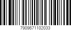 Código de barras (EAN, GTIN, SKU, ISBN): '7909671102033'