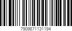 Código de barras (EAN, GTIN, SKU, ISBN): '7909671131194'