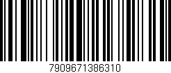 Código de barras (EAN, GTIN, SKU, ISBN): '7909671386310'