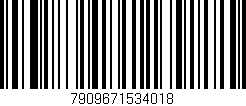 Código de barras (EAN, GTIN, SKU, ISBN): '7909671534018'