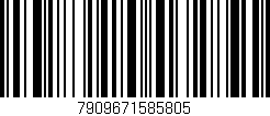 Código de barras (EAN, GTIN, SKU, ISBN): '7909671585805'