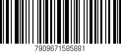 Código de barras (EAN, GTIN, SKU, ISBN): '7909671585881'