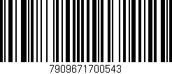 Código de barras (EAN, GTIN, SKU, ISBN): '7909671700543'