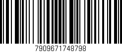 Código de barras (EAN, GTIN, SKU, ISBN): '7909671748798'