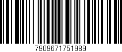 Código de barras (EAN, GTIN, SKU, ISBN): '7909671751989'