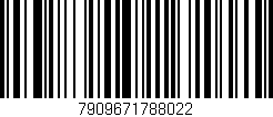 Código de barras (EAN, GTIN, SKU, ISBN): '7909671788022'