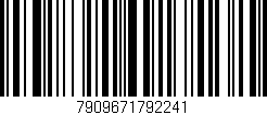 Código de barras (EAN, GTIN, SKU, ISBN): '7909671792241'