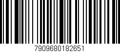 Código de barras (EAN, GTIN, SKU, ISBN): '7909680182651'