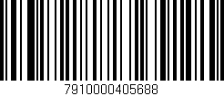 Código de barras (EAN, GTIN, SKU, ISBN): '7910000405688'