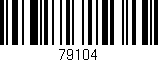 Código de barras (EAN, GTIN, SKU, ISBN): '79104'