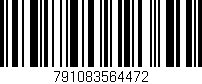 Código de barras (EAN, GTIN, SKU, ISBN): '791083564472'