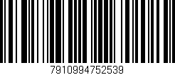 Código de barras (EAN, GTIN, SKU, ISBN): '7910994752539'