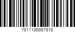 Código de barras (EAN, GTIN, SKU, ISBN): '7911186887916'