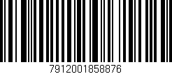 Código de barras (EAN, GTIN, SKU, ISBN): '7912001858876'