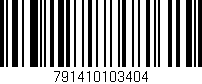 Código de barras (EAN, GTIN, SKU, ISBN): '791410103404'