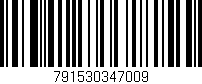 Código de barras (EAN, GTIN, SKU, ISBN): '791530347009'