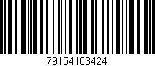 Código de barras (EAN, GTIN, SKU, ISBN): '79154103424'