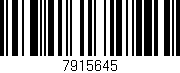 Código de barras (EAN, GTIN, SKU, ISBN): '7915645'