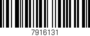 Código de barras (EAN, GTIN, SKU, ISBN): '7916131'
