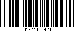 Código de barras (EAN, GTIN, SKU, ISBN): '7916748137010'