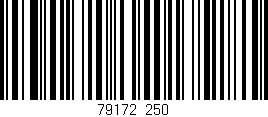 Código de barras (EAN, GTIN, SKU, ISBN): '79172/250'
