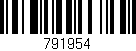 Código de barras (EAN, GTIN, SKU, ISBN): '791954'