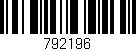 Código de barras (EAN, GTIN, SKU, ISBN): '792196'