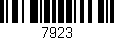 Código de barras (EAN, GTIN, SKU, ISBN): '7923'