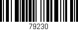 Código de barras (EAN, GTIN, SKU, ISBN): '79230'
