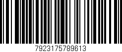 Código de barras (EAN, GTIN, SKU, ISBN): '7923175789613'